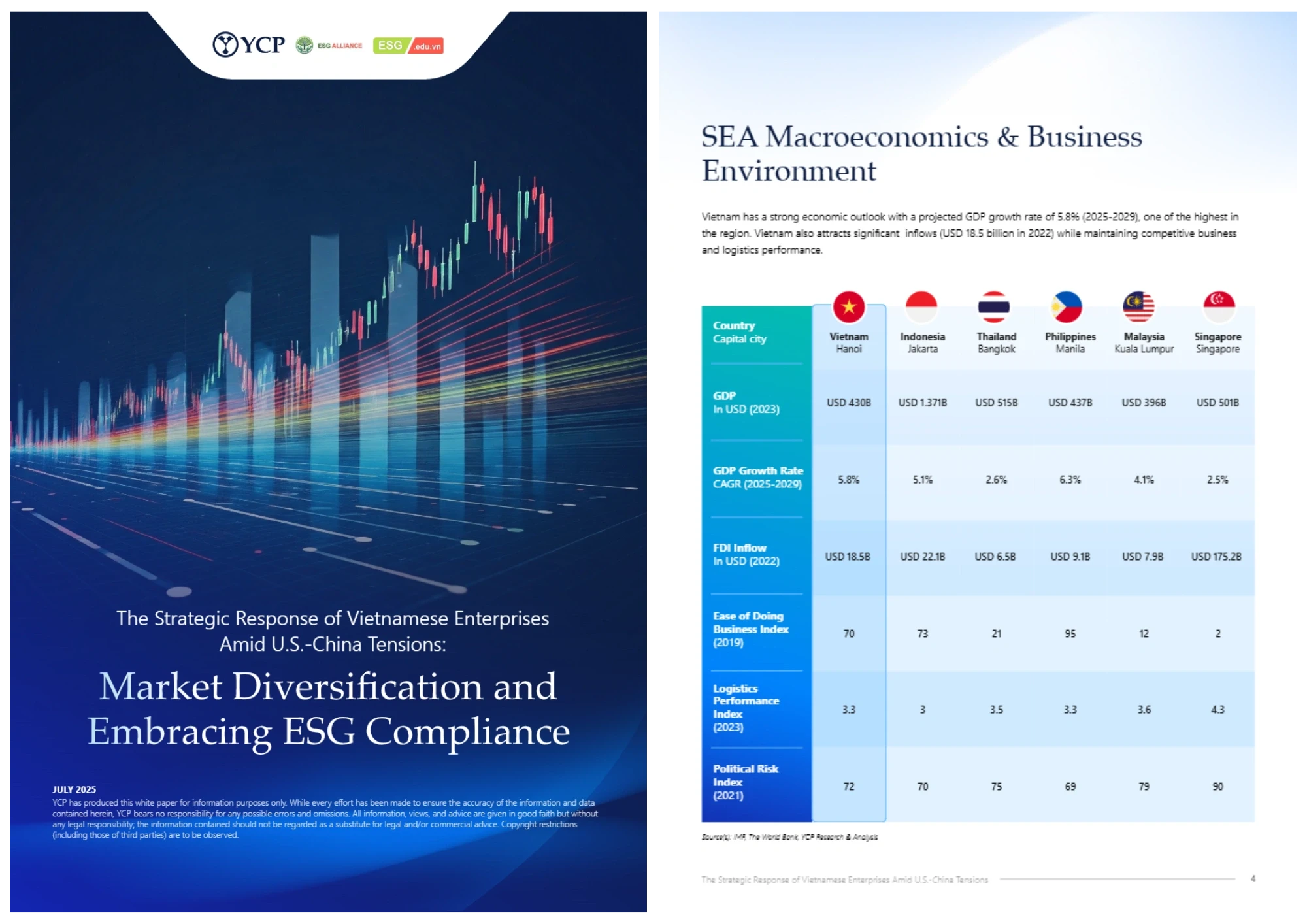 The Strategic Response of Vietnamese Enterprises Amid US-China Tensions: Market Diversification and Embracing ESG Compliance